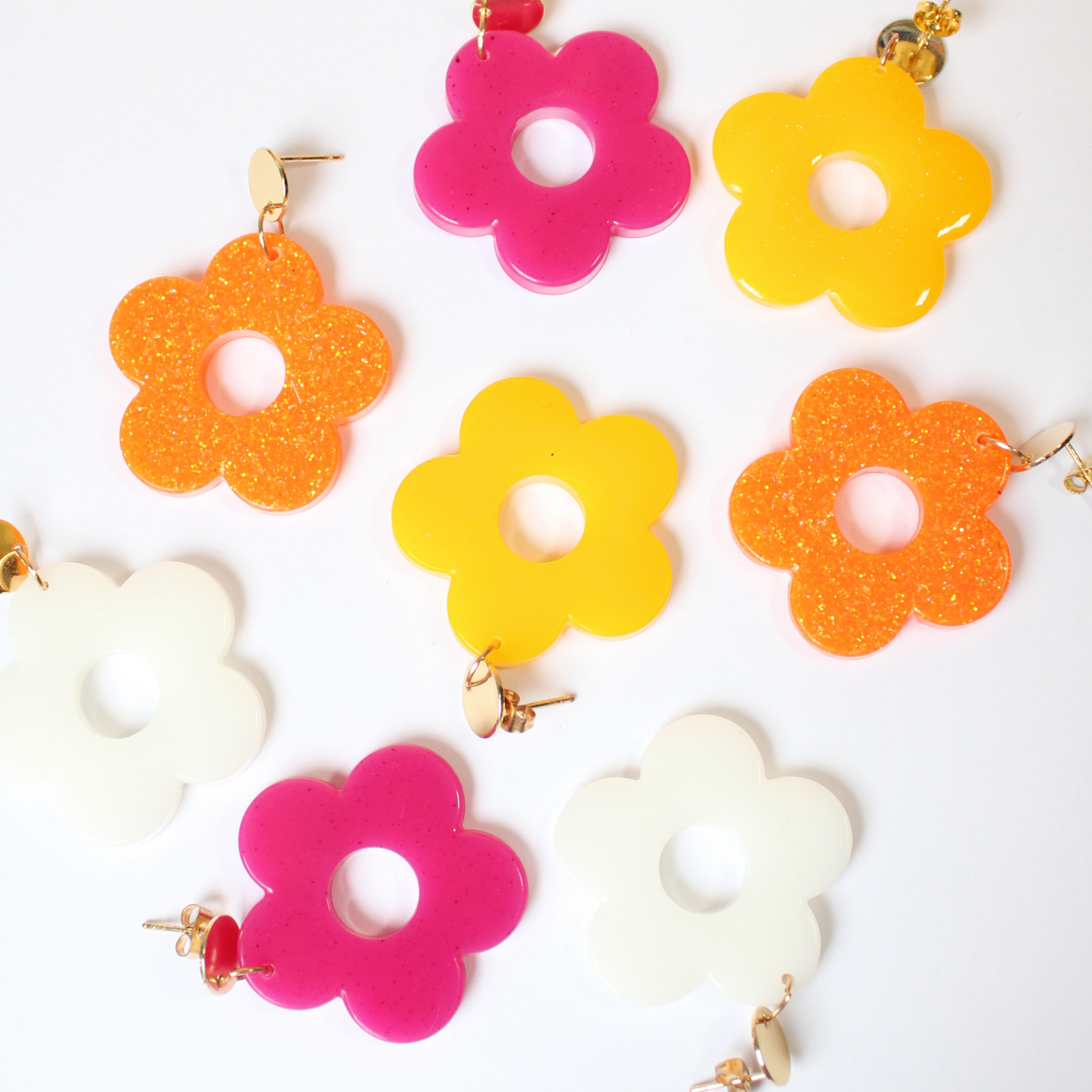 Pendientes Flores