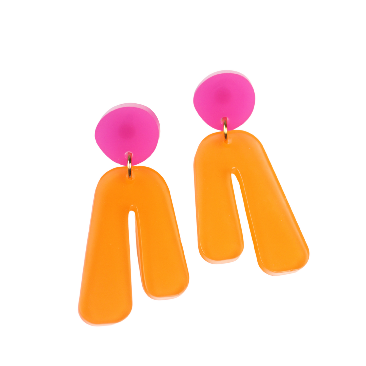 Pendientes Chroma Naranja