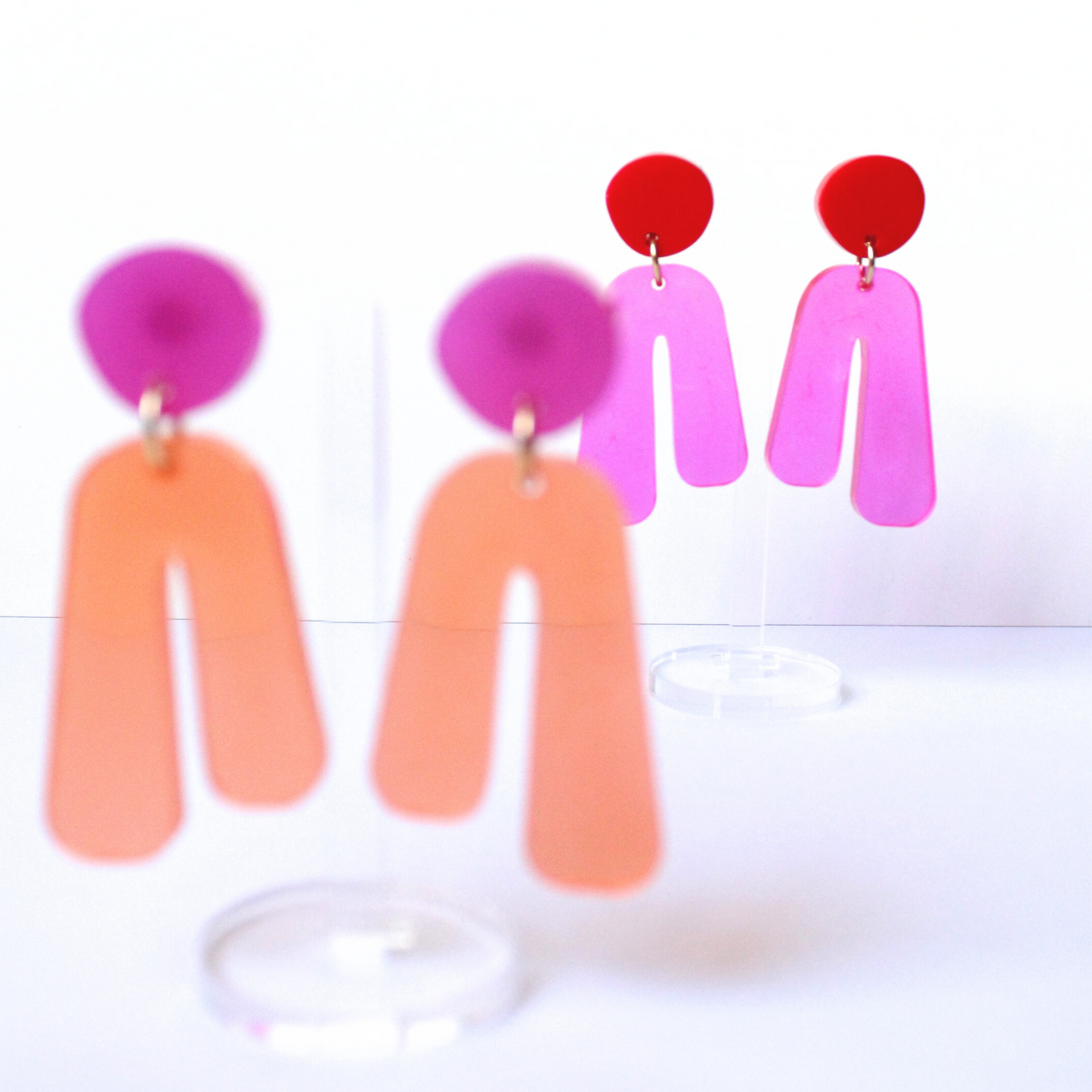 Pendientes Chroma Naranja