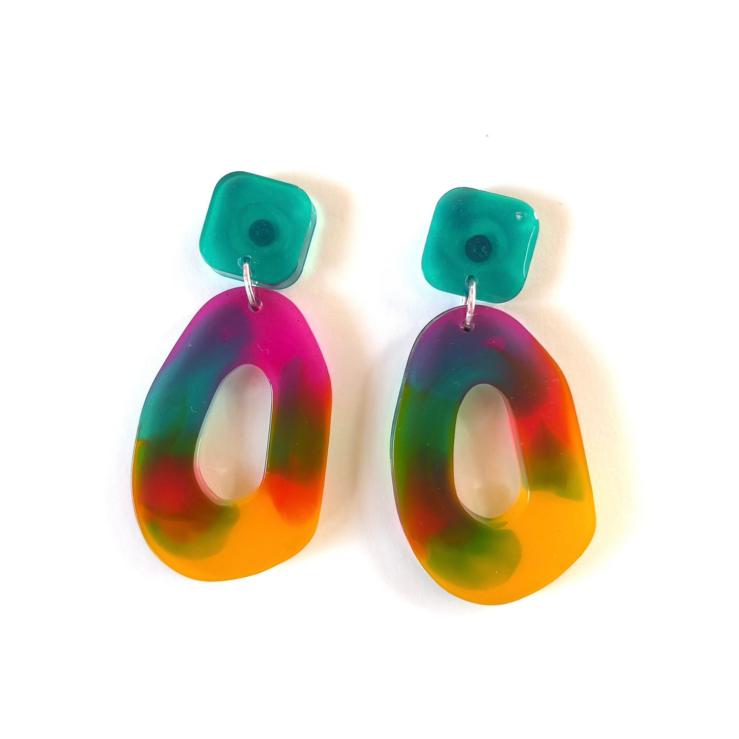 Pendientes Tie-Dye Ziggy