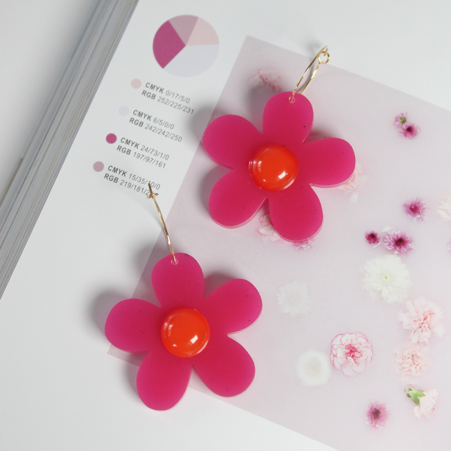 Pendientes Maxi Flor