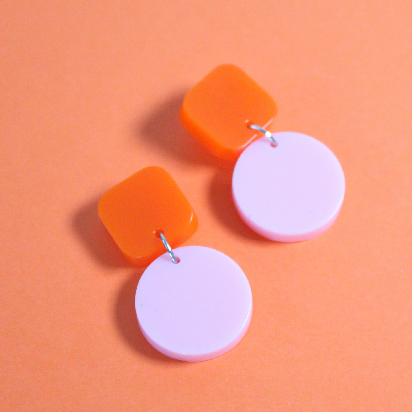 Pendientes duo de color