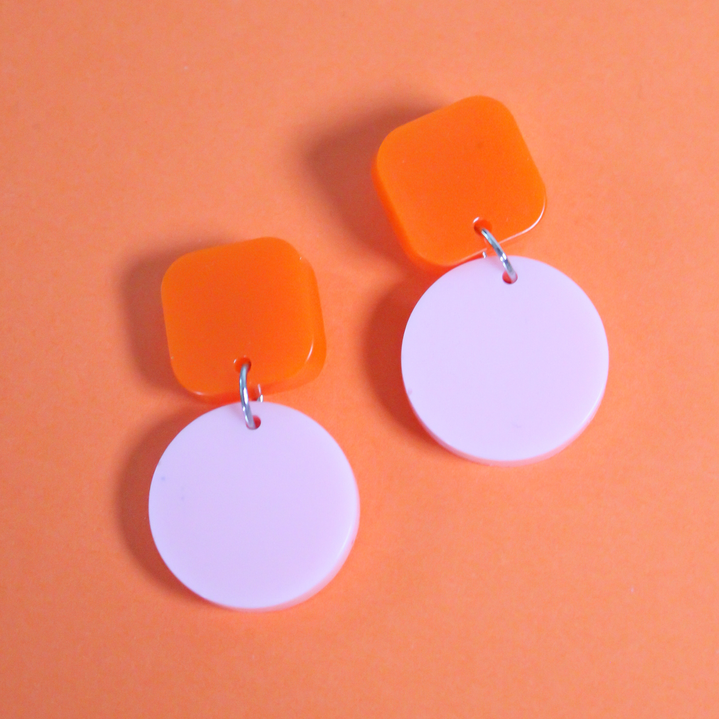 Pendientes duo de color