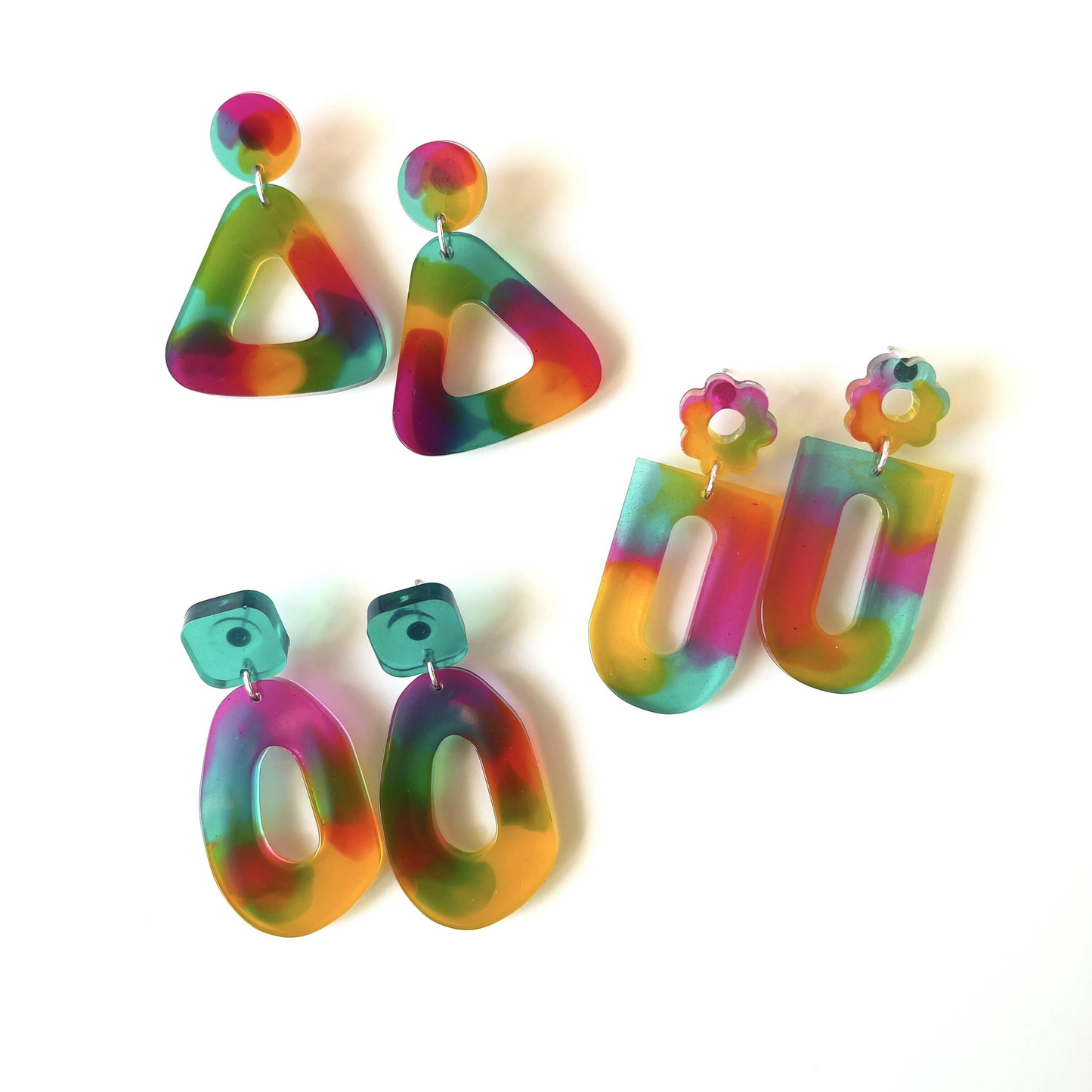 Pendientes Tie-Dye Freedom