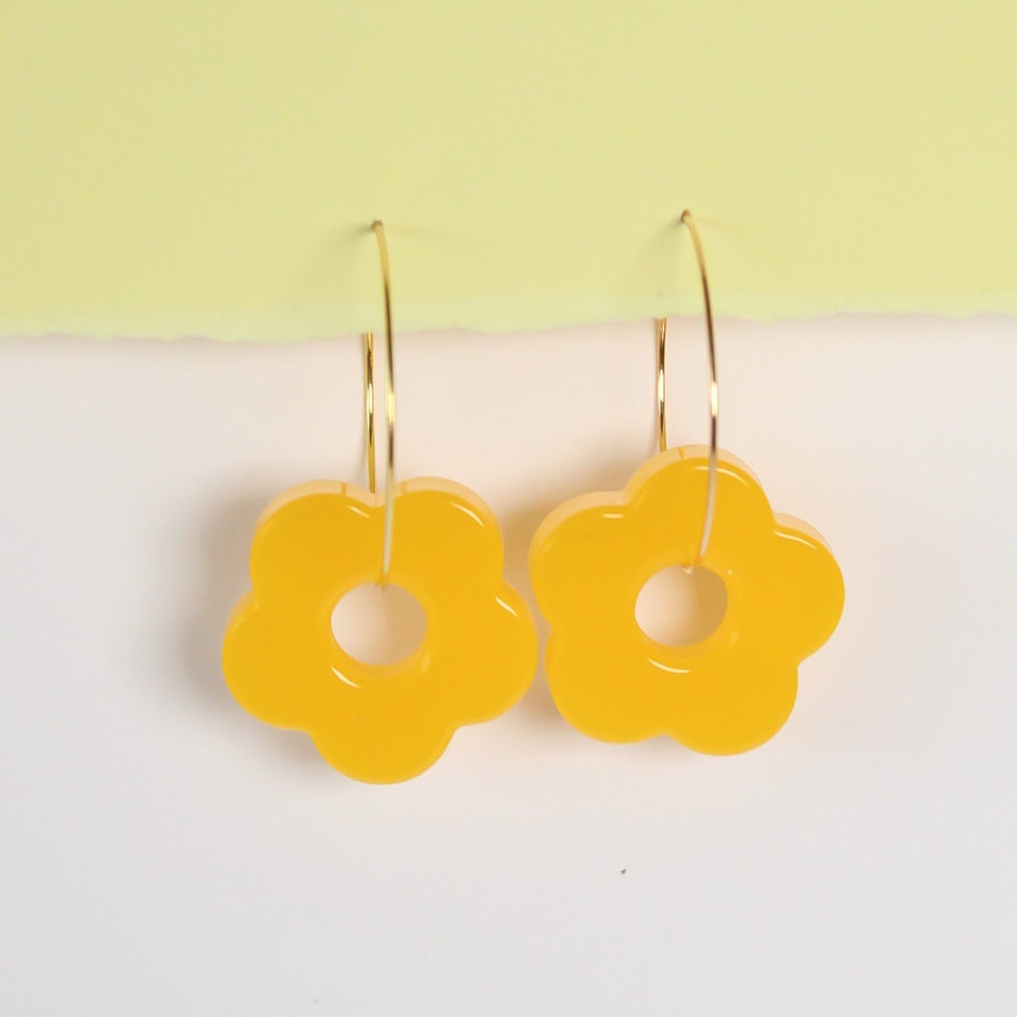 Pendientes Flor Happy flower aro