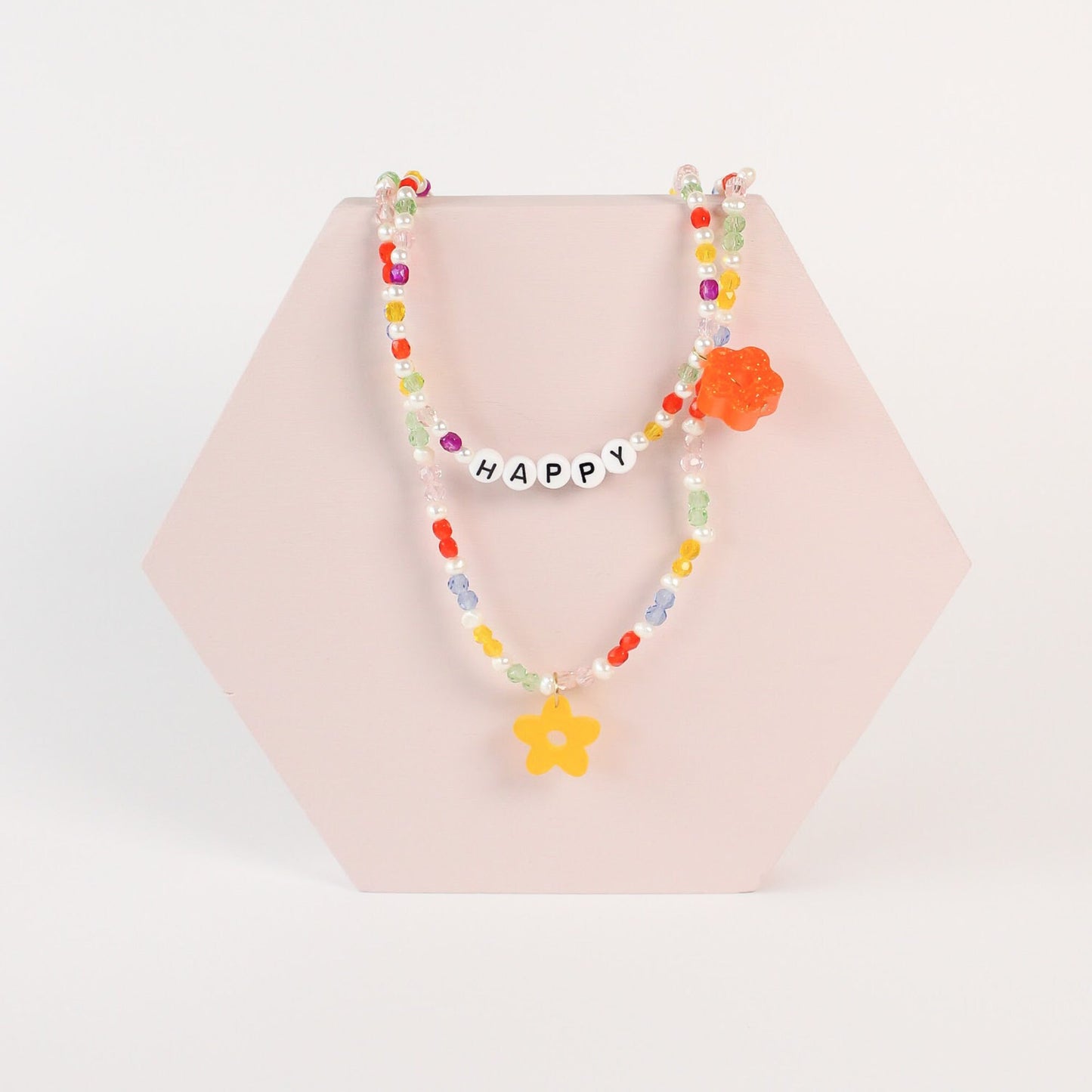 Collar cuentas Happy Flower