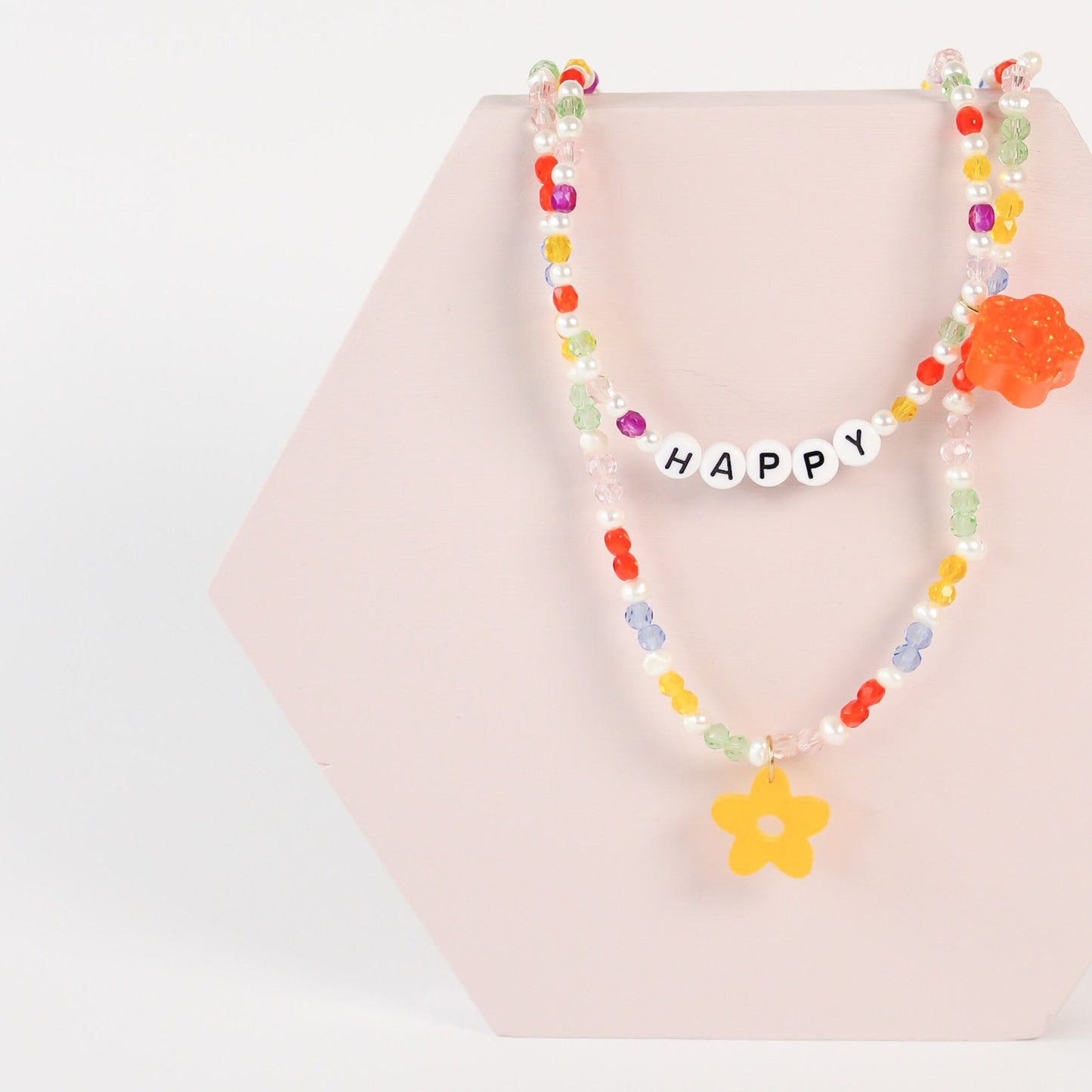 Collar cuentas Happy Flower