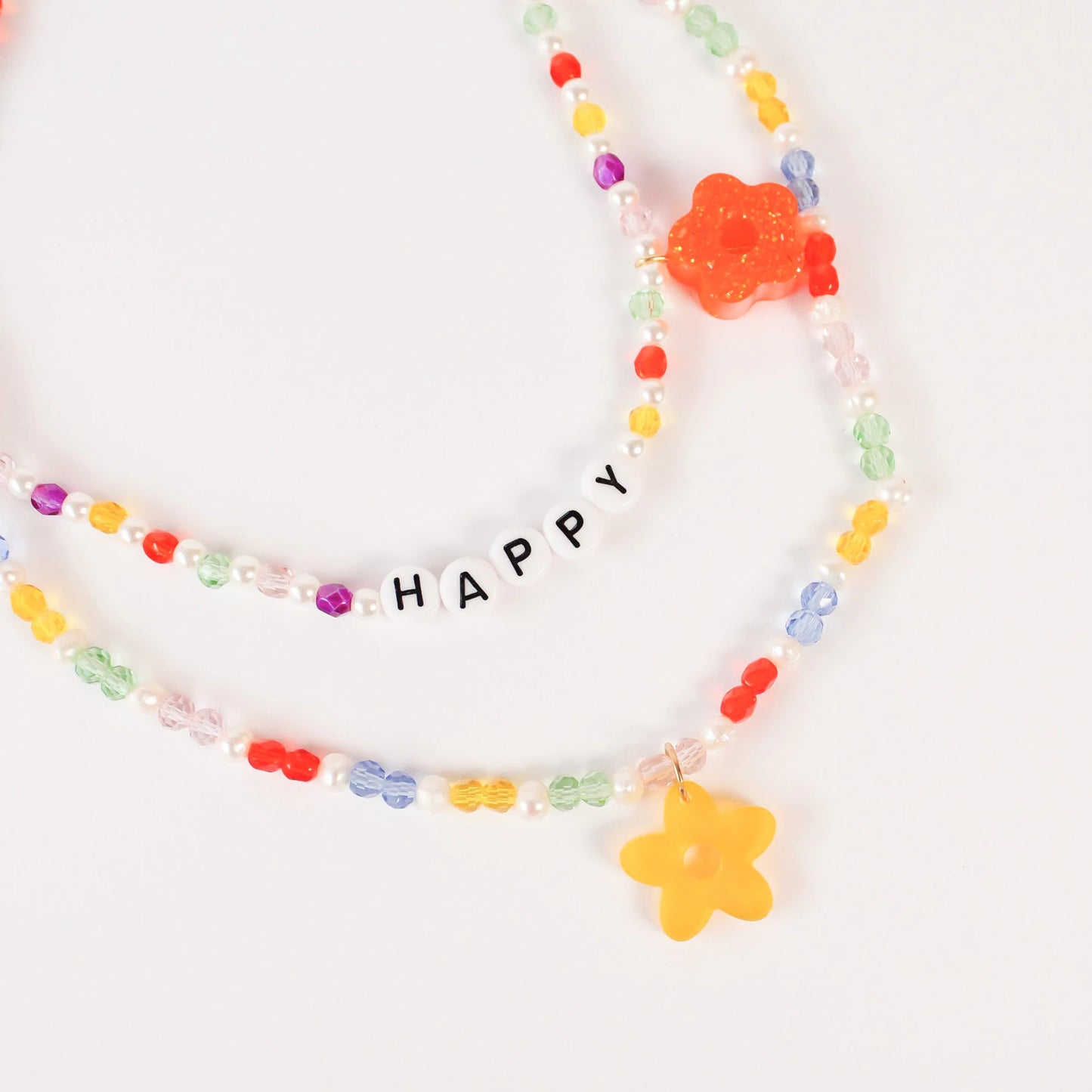 Collar cuentas Happy Flower