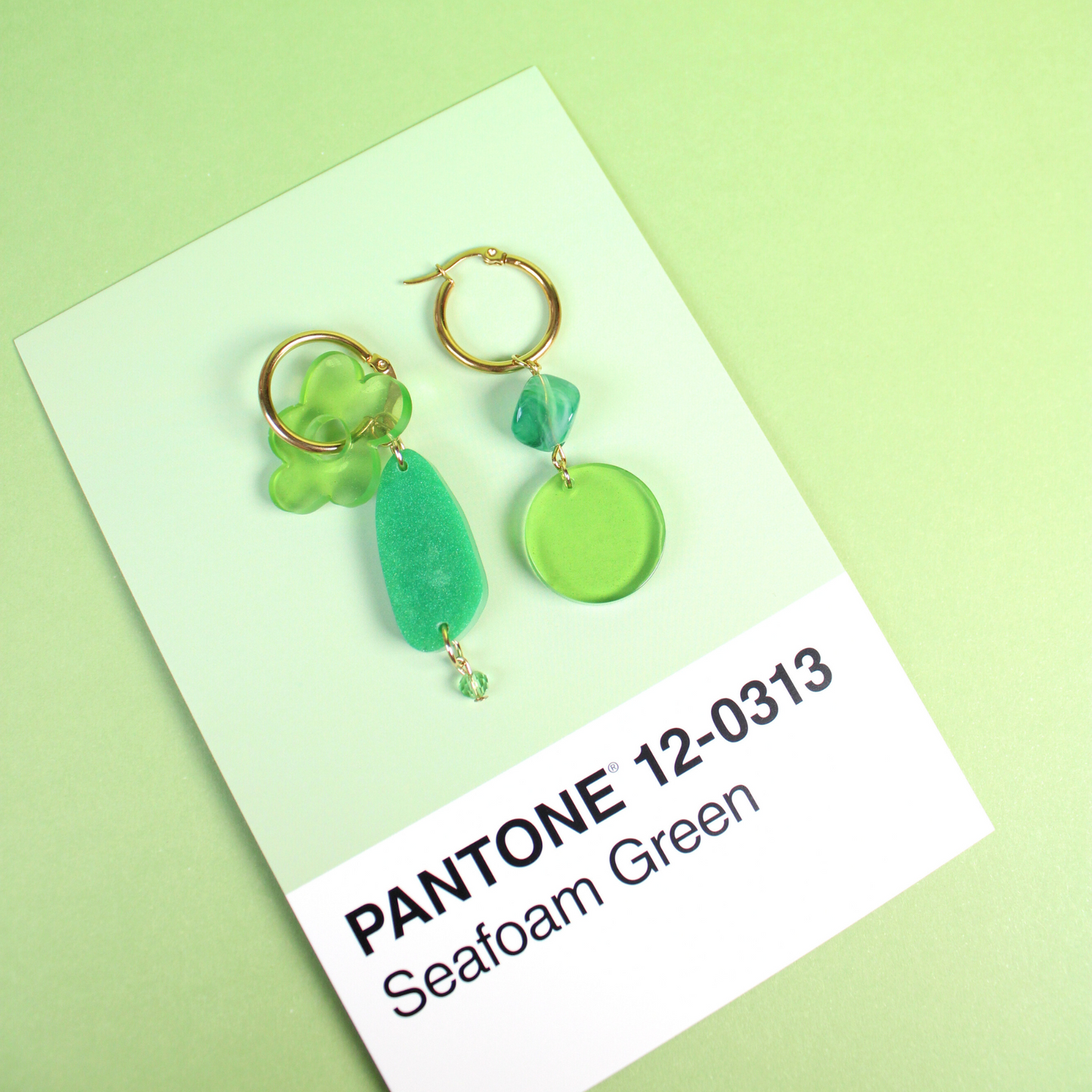 Pendientes Matcha