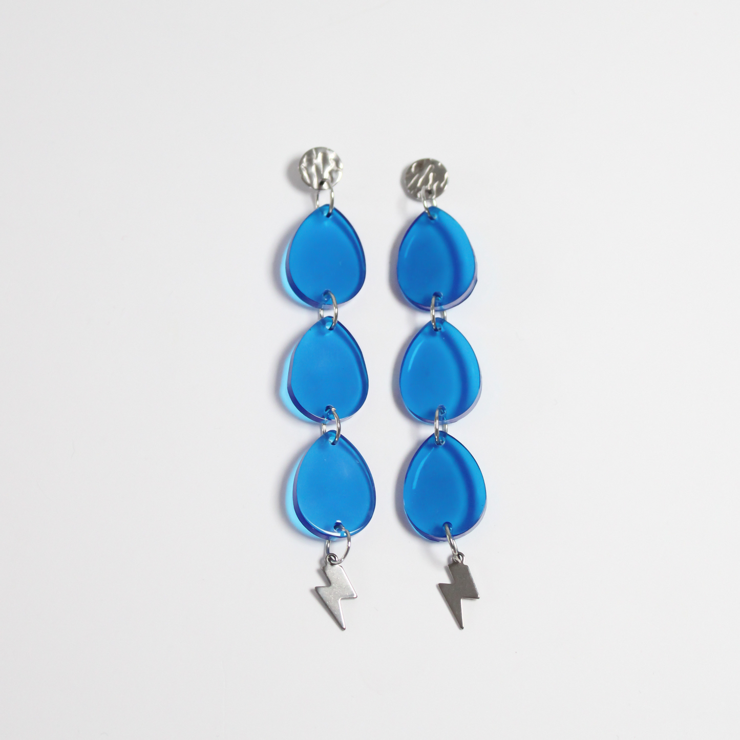 Pendientes Gotas azules