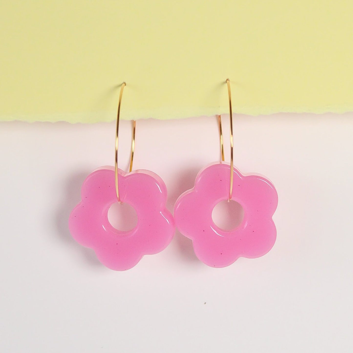 Pendientes Flor Happy flower aro